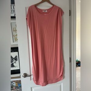 NWT Double Zero coral pink maxi dress size medium